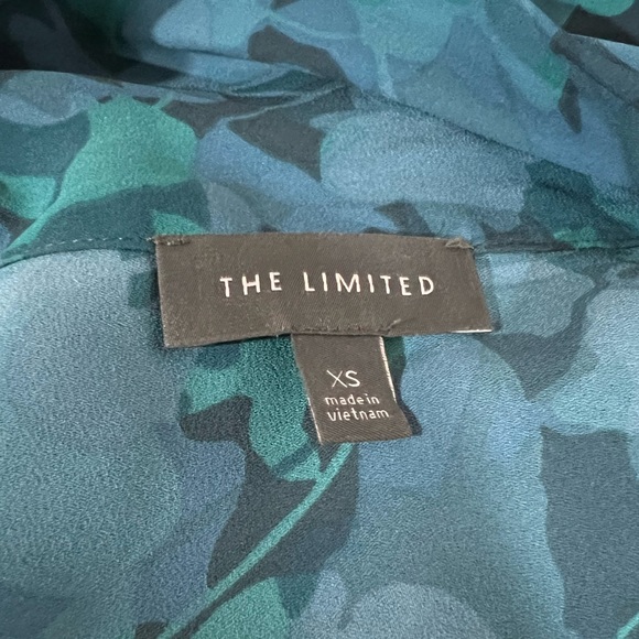 THE LIMITED Button Up Floral Blouse, Women's XS - Picture 4 of 6
